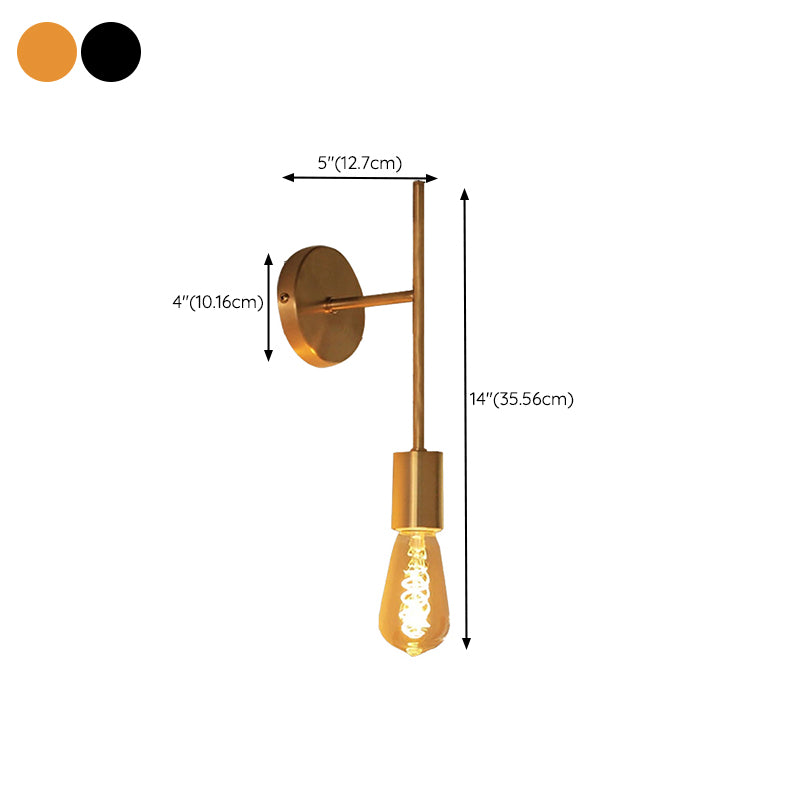 Postmodern Vanity Light Metallic Wall Light Sconce for Washroom