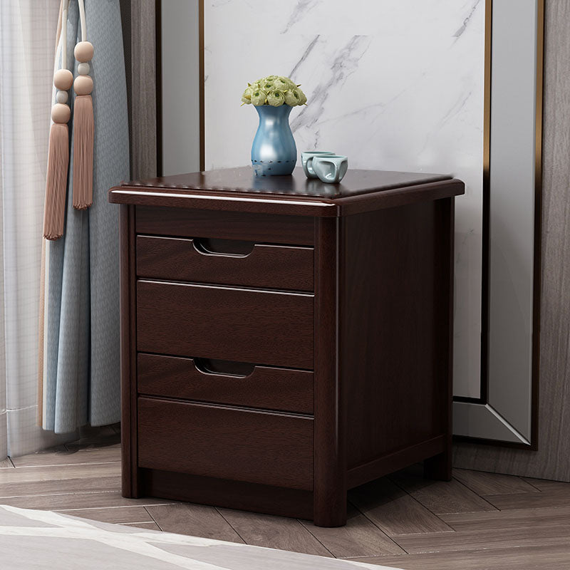 15.6 Inch Width Storage Chest Modern Solid Wood Dresser with 2/3/4/5 Drawers