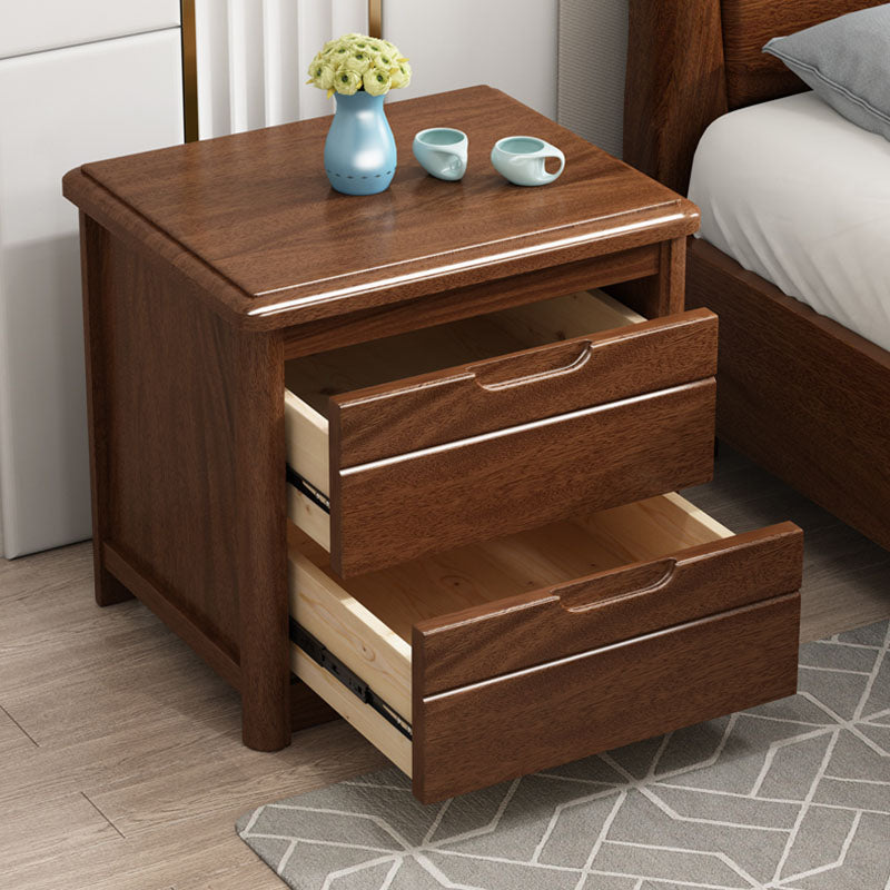 15.6 Inch Width Storage Chest Modern Solid Wood Dresser with 2/3/4/5 Drawers
