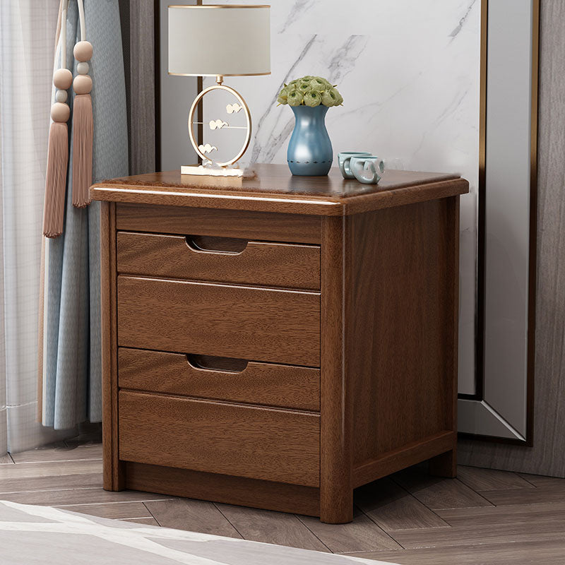 15.6 Inch Width Storage Chest Modern Solid Wood Dresser with 2/3/4/5 Drawers