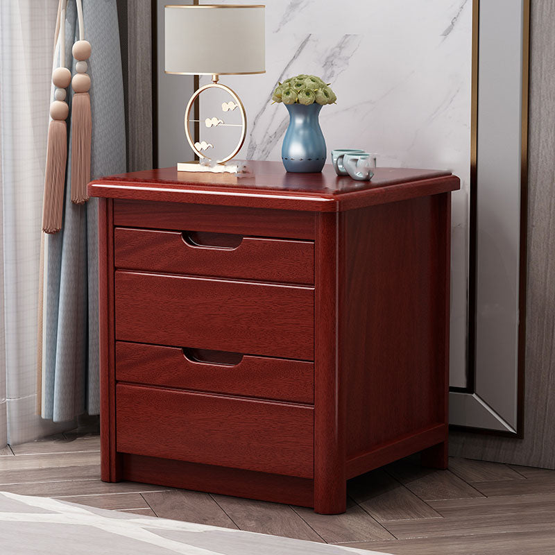 15.6 Inch Width Storage Chest Modern Solid Wood Dresser with 2/3/4/5 Drawers