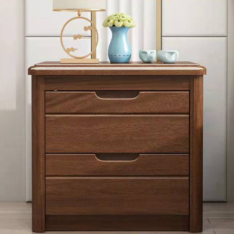 15.6 Inch Width Storage Chest Modern Solid Wood Dresser with 2/3/4/5 Drawers