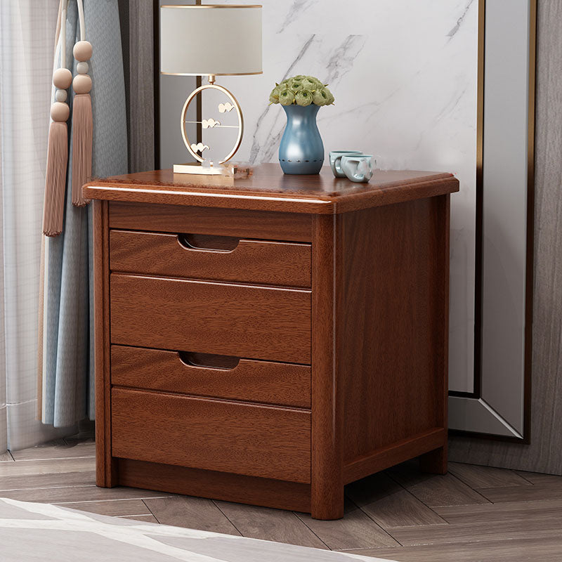 15.6 Inch Width Storage Chest Modern Solid Wood Dresser with 2/3/4/5 Drawers