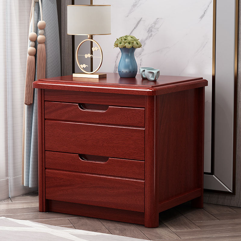 15.6 Inch Width Storage Chest Modern Solid Wood Dresser with 2/3/4/5 Drawers