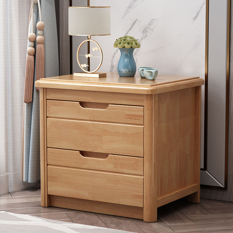 15.6 Inch Width Storage Chest Modern Solid Wood Dresser with 2/3/4/5 Drawers