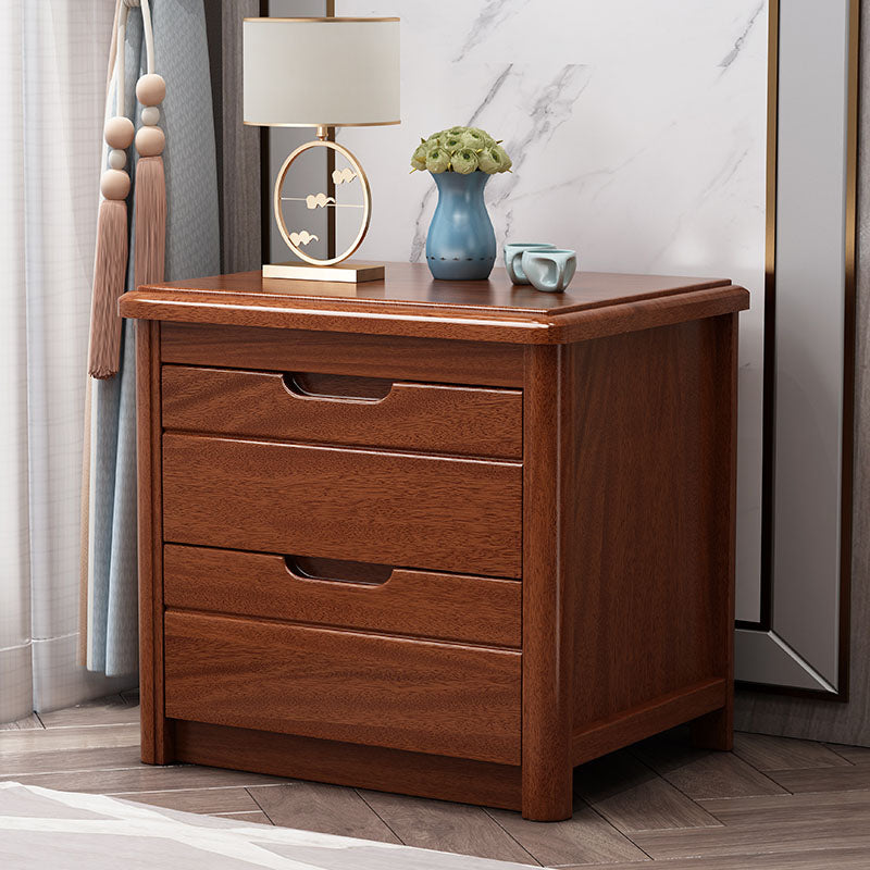 15.6 Inch Width Storage Chest Modern Solid Wood Dresser with 2/3/4/5 Drawers