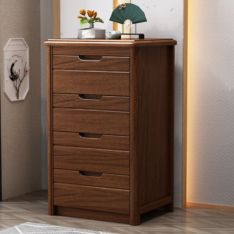 15.6 Inch Width Storage Chest Modern Solid Wood Dresser with 2/3/4/5 Drawers