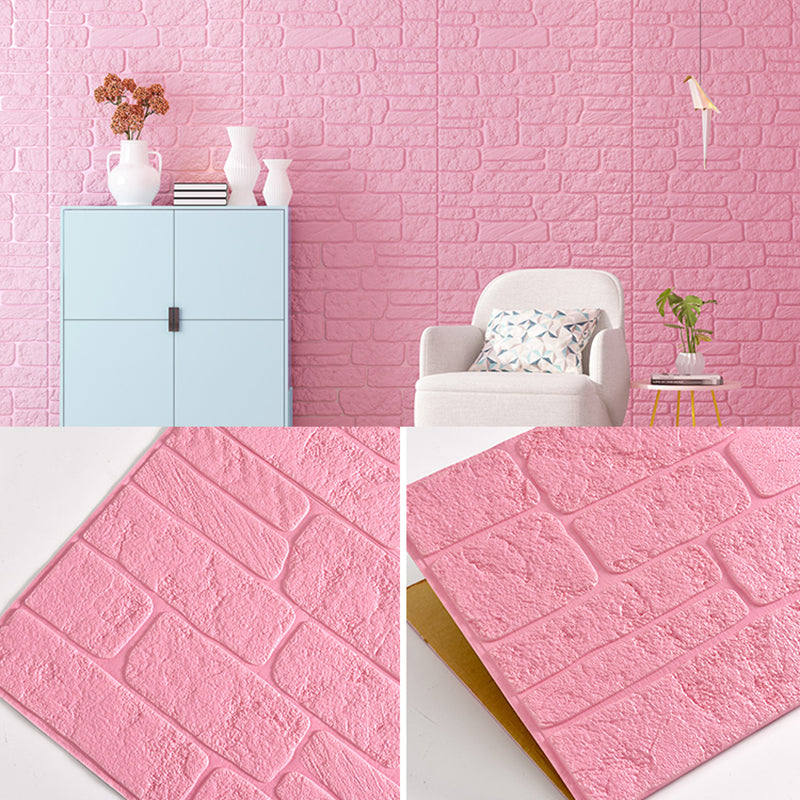Plastic Wall Paneling Contemporary Peel and Stick Wall Paneling
