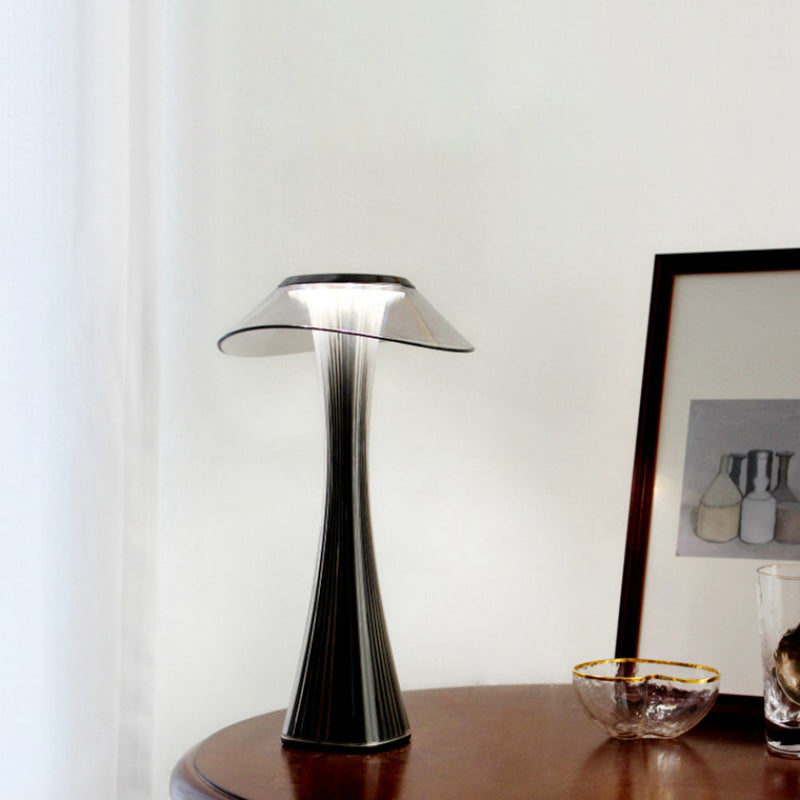 Gray/Rose Gold Slim Winist Desk Light Control Control Acrílico Control Luces nocturnos Lámpara de mesa LED