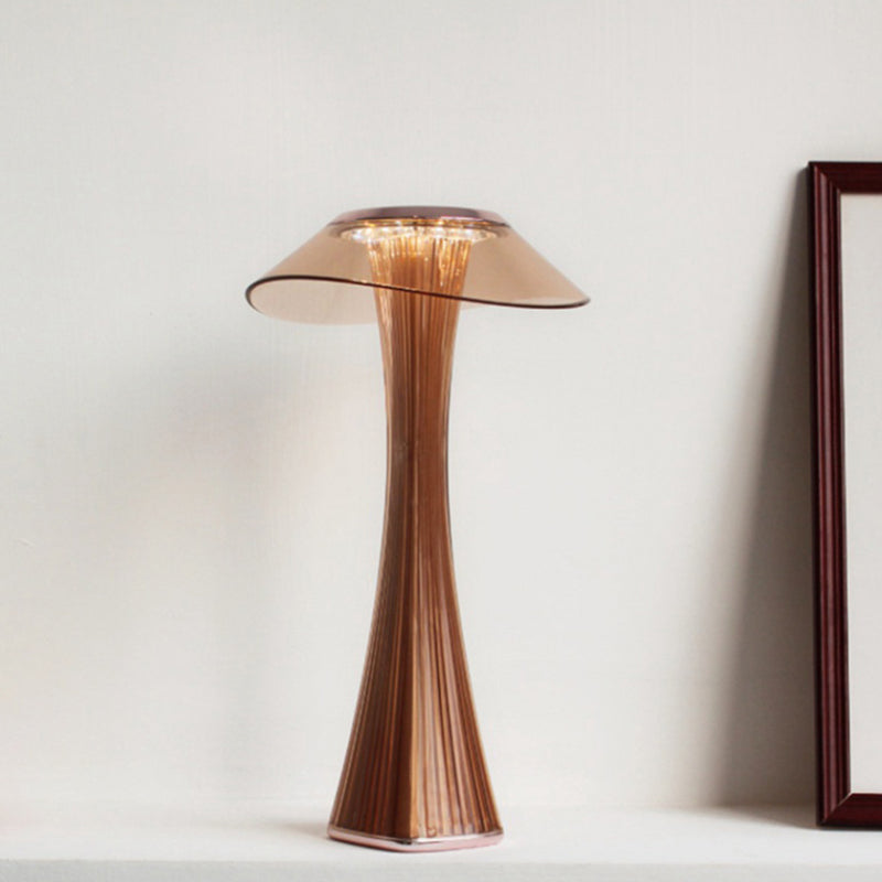Gray/Rose Gold Slim Winist Desk Light Control Control Acrílico Control Luces nocturnos Lámpara de mesa LED