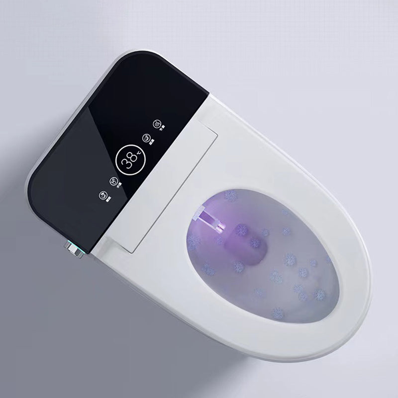 Elongated Smart Toilet Seat Bidet Vitreous China Bidet Seat with Heated Seat