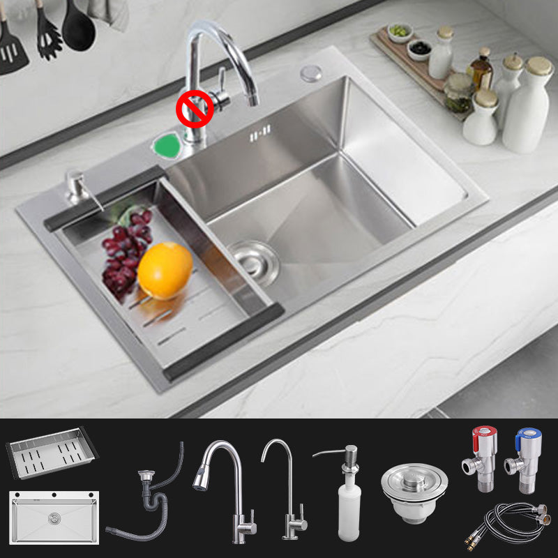 Modern Style Kitchen Sink Soundproof Kitchen Sink with Basket Strainer