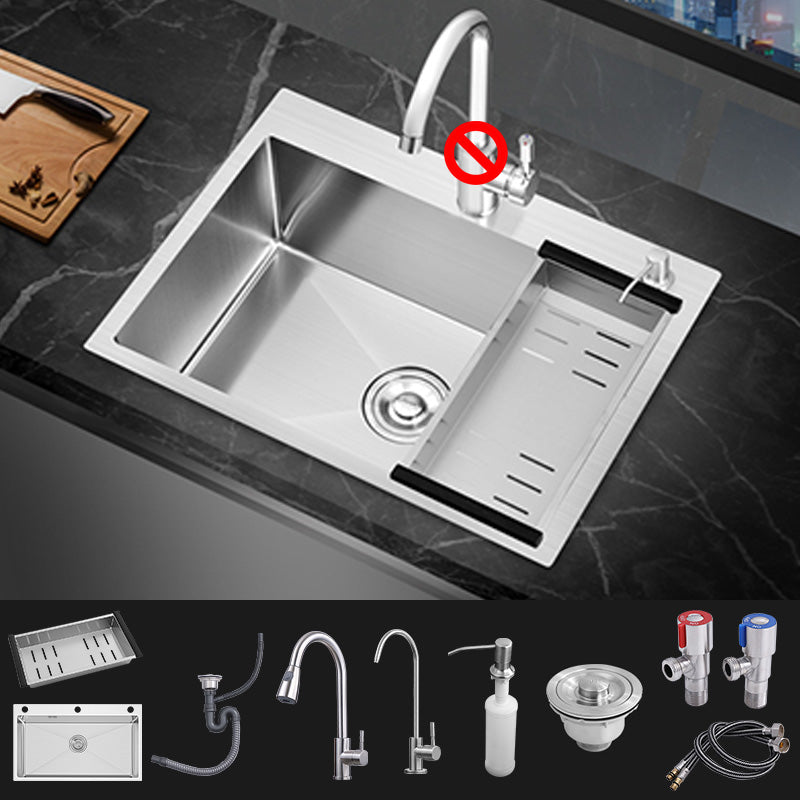 Modern Style Kitchen Sink Soundproof Kitchen Sink with Basket Strainer