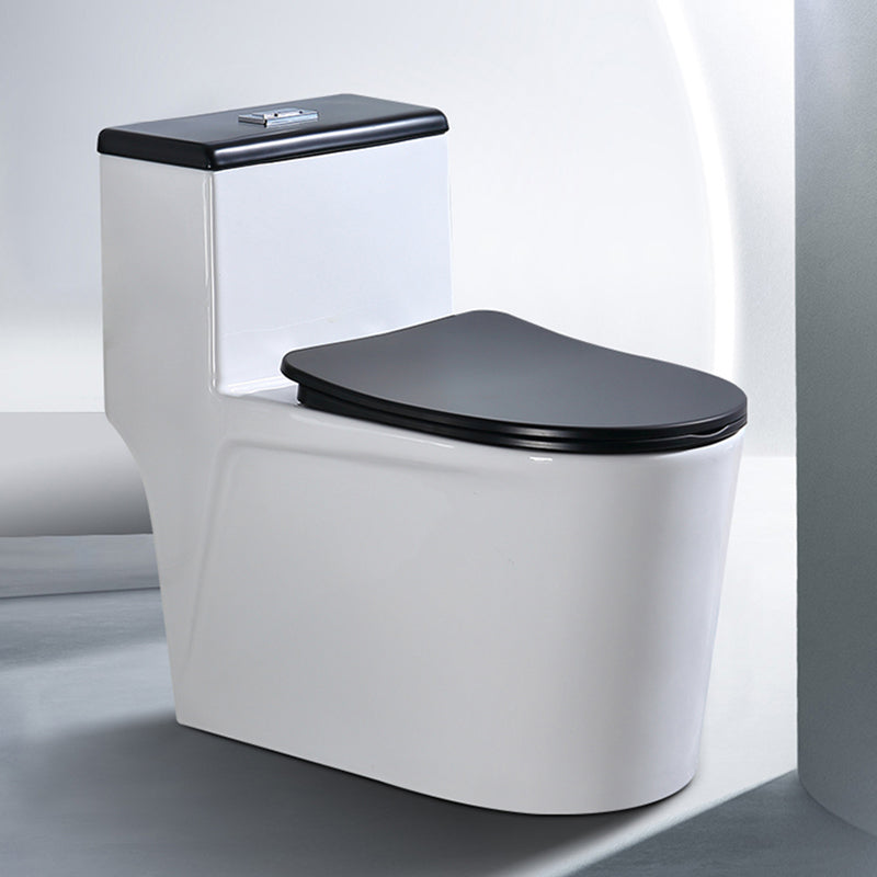 Traditional Floor Mounted Flush Toilet All In One Siphon Jet Toilet
