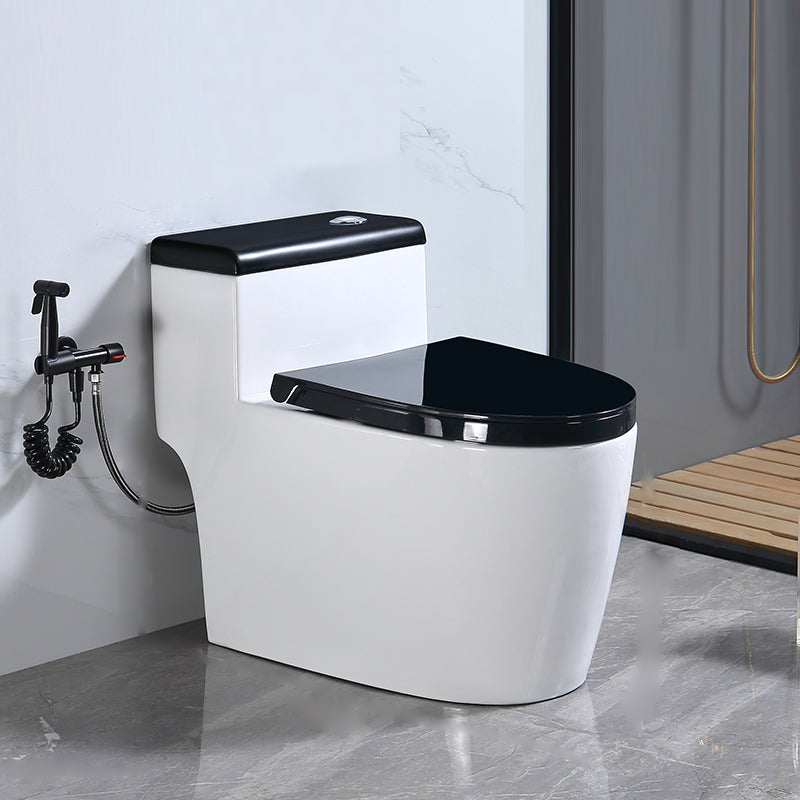 Traditional Floor Mounted Flush Toilet All In One Siphon Jet Toilet