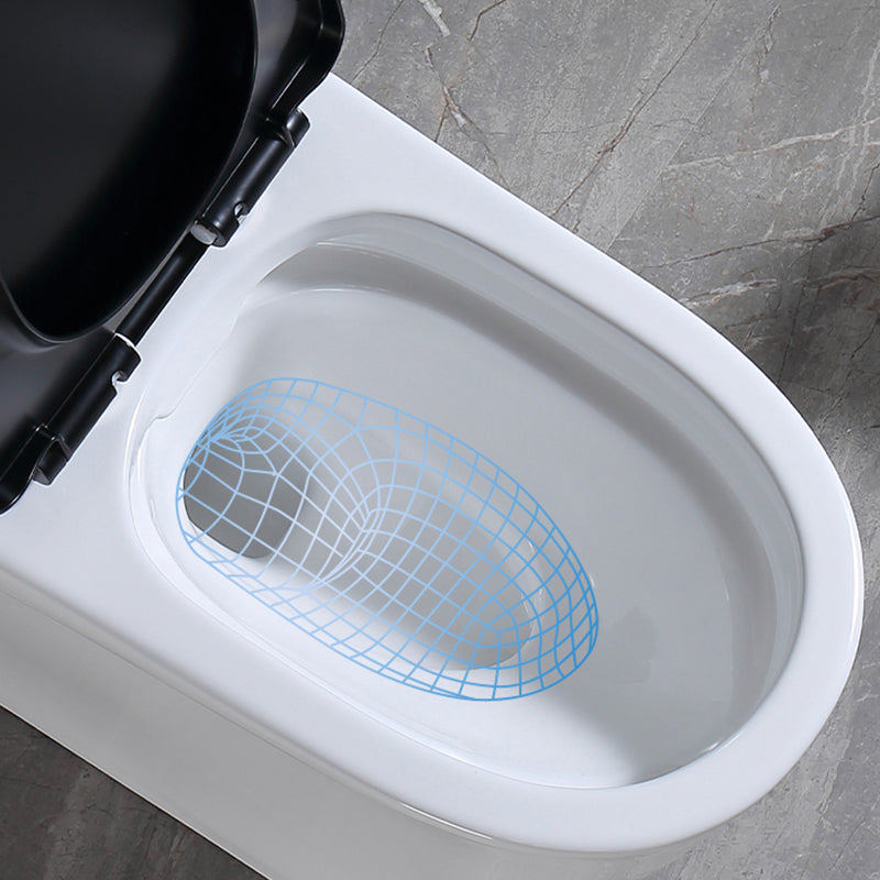 Traditional Floor Mounted Flush Toilet All In One Siphon Jet Toilet