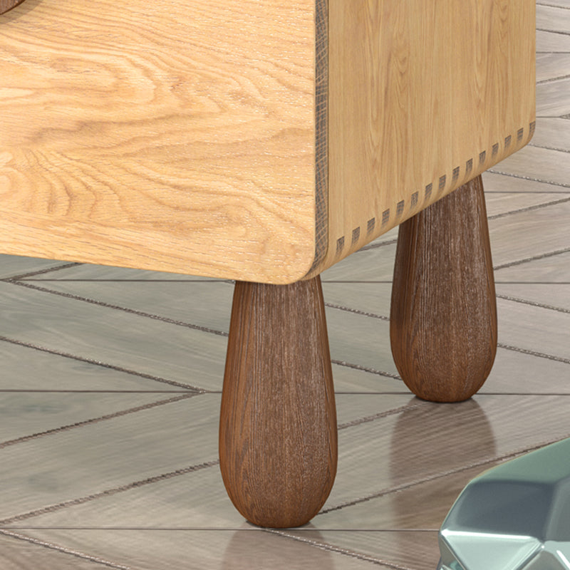 Animals Bedside Table for Nursery Solid Wood Bedside Table for Nursery