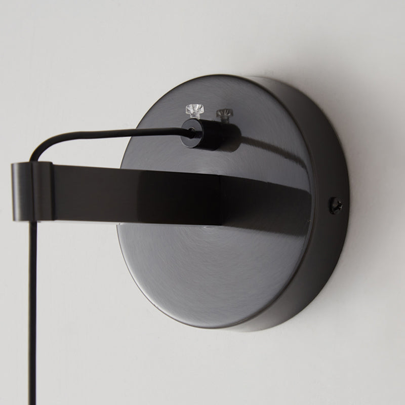 Modernism Drum Shade Wall Lighting 1-Light Wall Mount Light for Foyer