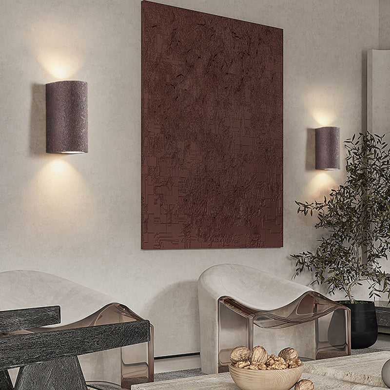 Contemporary Style Wall Lighting Ideas Cylinder Shade Wall Lamp for Living Room