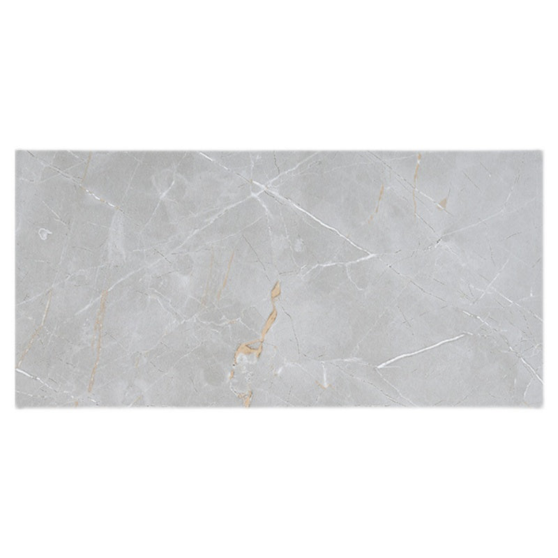 Stain Resistant Floor Tile Marble Pattern Rectangular Ceramic Non-Skid Floor Tile