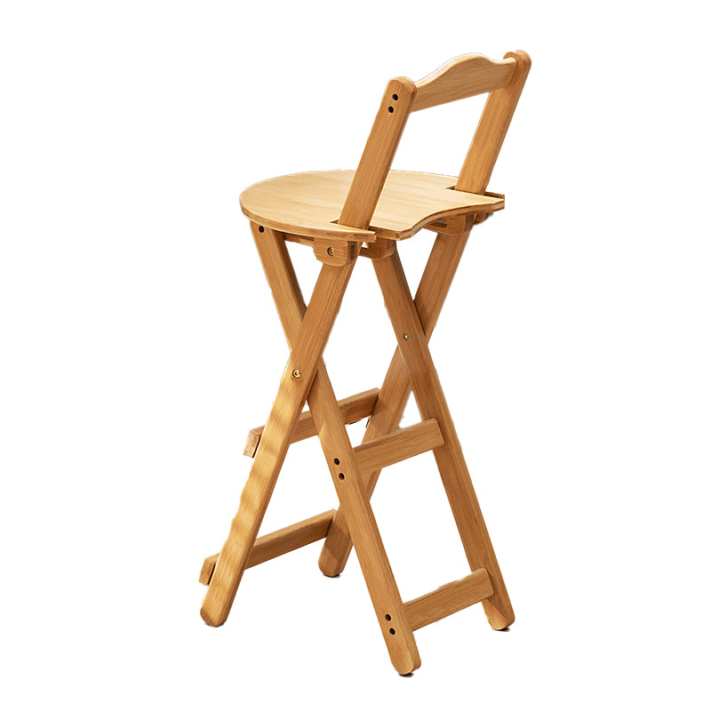 Folding Counter and Bar Stool Modern Style Wood Stool for Patio Use