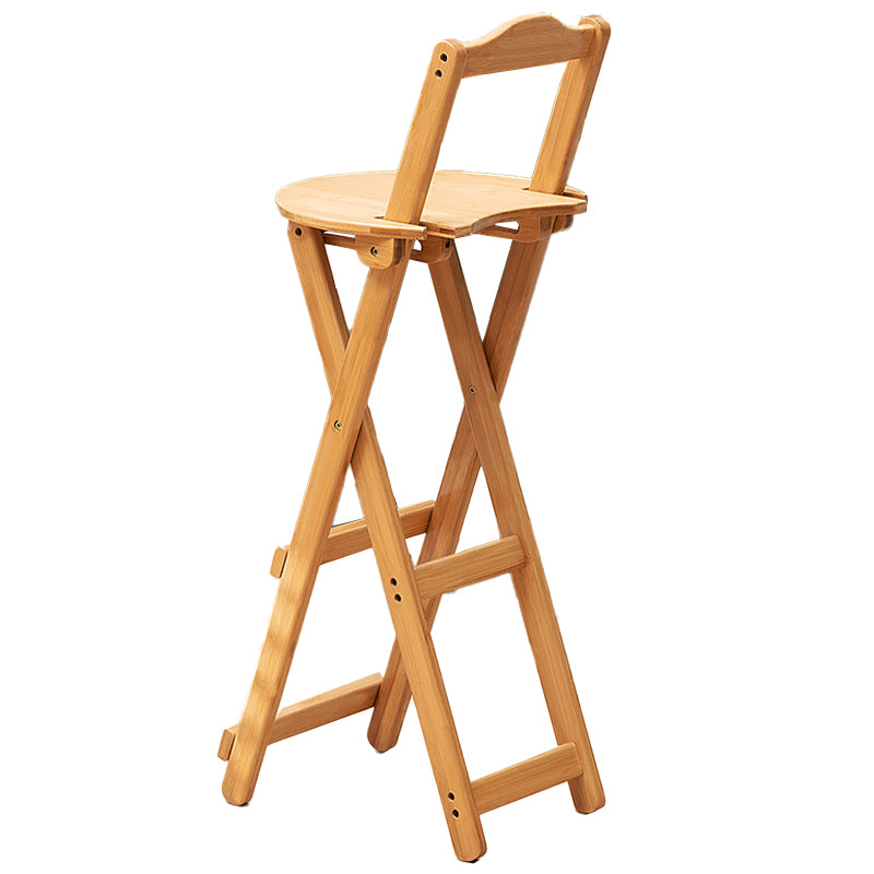 Folding Counter and Bar Stool Modern Style Wood Stool for Patio Use