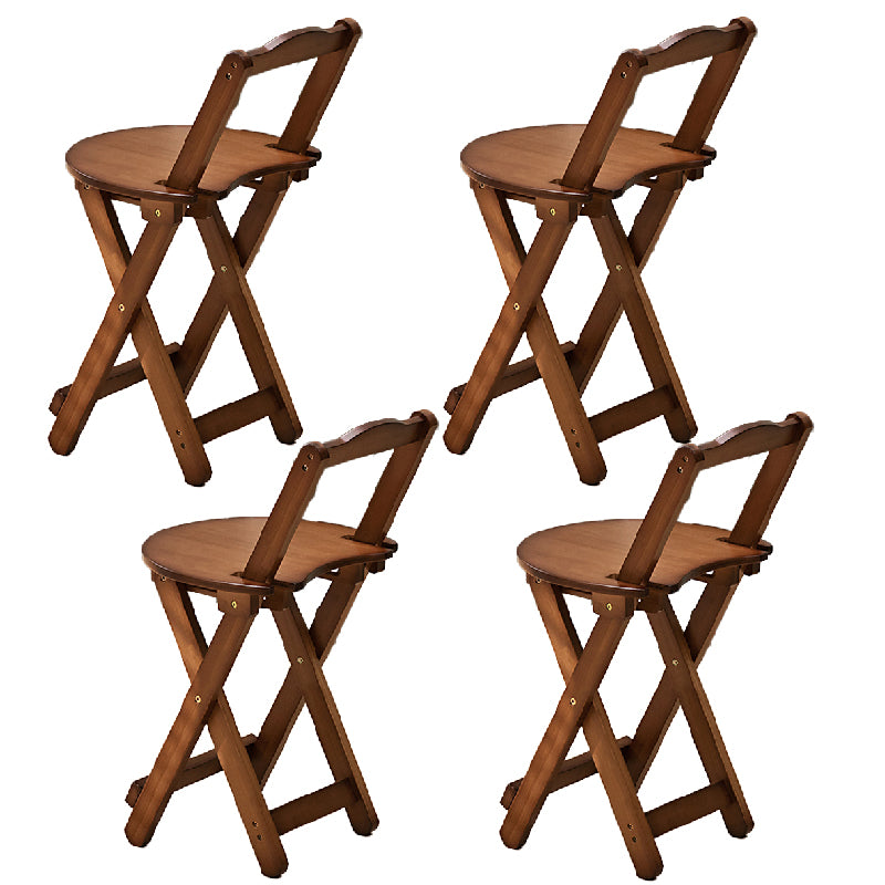 Folding Counter and Bar Stool Modern Style Wood Stool for Patio Use