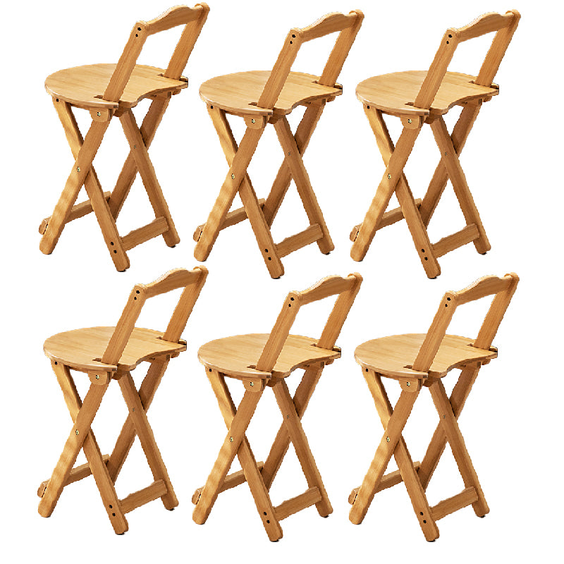 Folding Counter and Bar Stool Modern Style Wood Stool for Patio Use