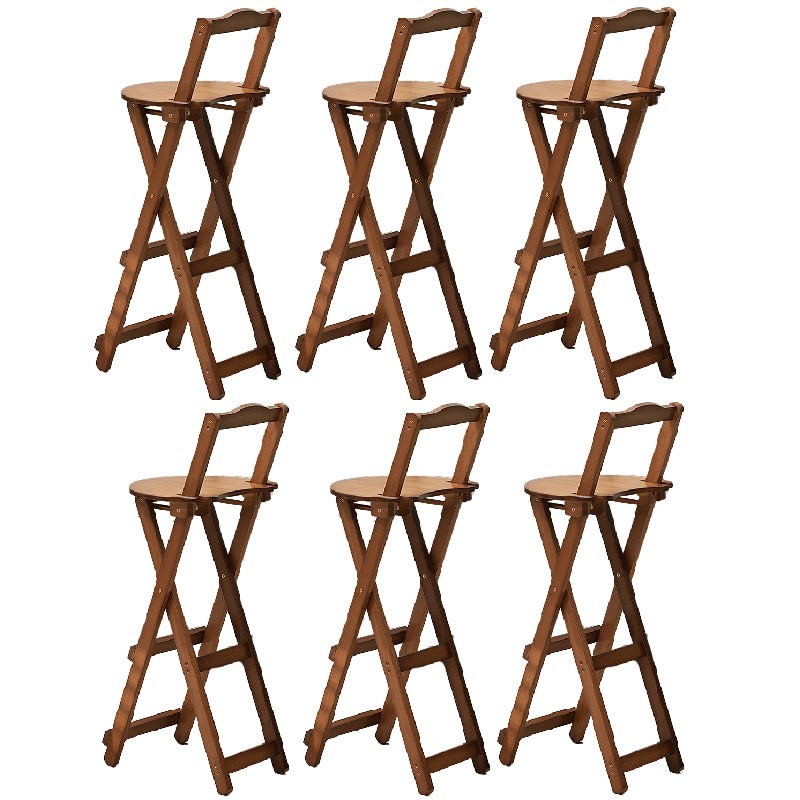 Folding Counter and Bar Stool Modern Style Wood Stool for Patio Use