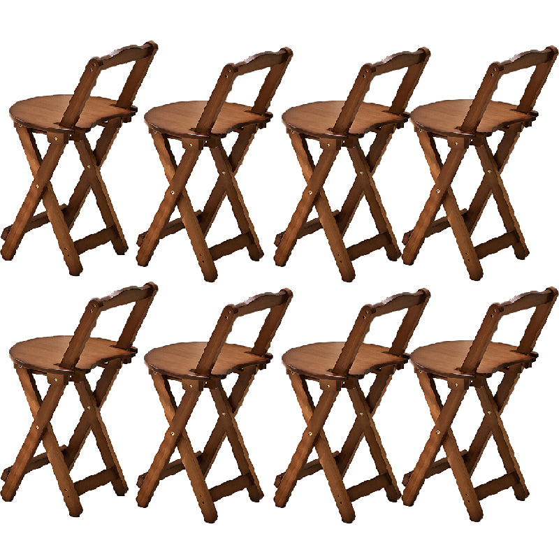 Folding Counter and Bar Stool Modern Style Wood Stool for Patio Use