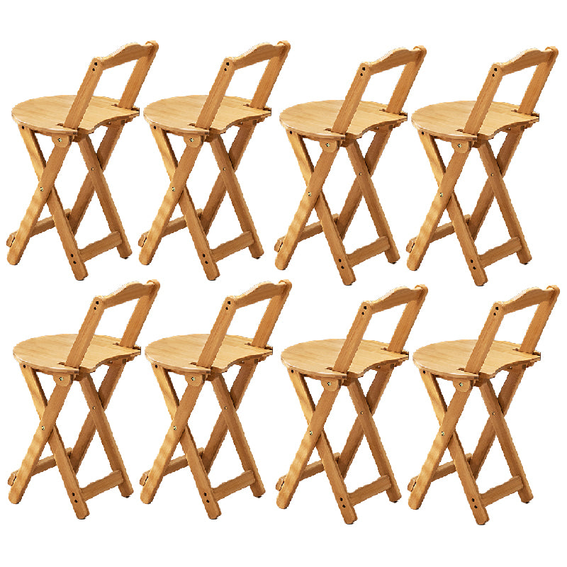 Folding Counter and Bar Stool Modern Style Wood Stool for Patio Use