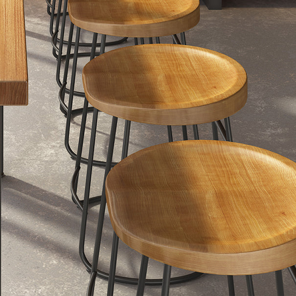 Contemporary Metal Legs Counter Chair Living Room Bar Stools