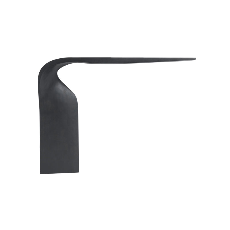 Rectangle Shape Contemporary Console Table Black Wood Console Sofa Table