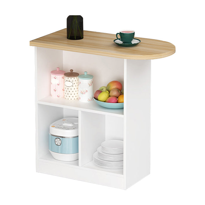 Wood Bar Table Modern Dining Table for Kitchen Living Room Coffee Room