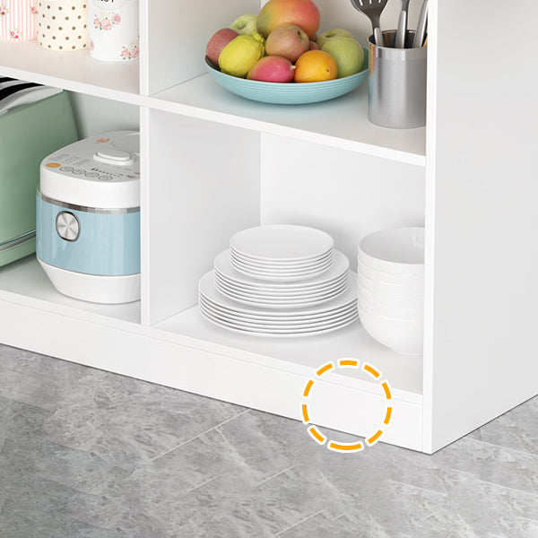 Wood Bar Table Modern Dining Table for Kitchen Living Room Coffee Room