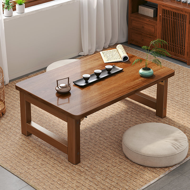 Rectangle Wood Coffee Table Contemporary Single Coffee Table