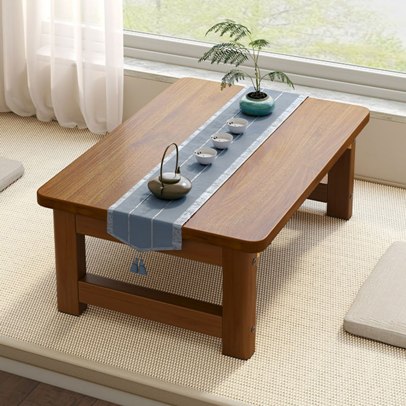 Rectangle Wood Coffee Table Contemporary Single Coffee Table