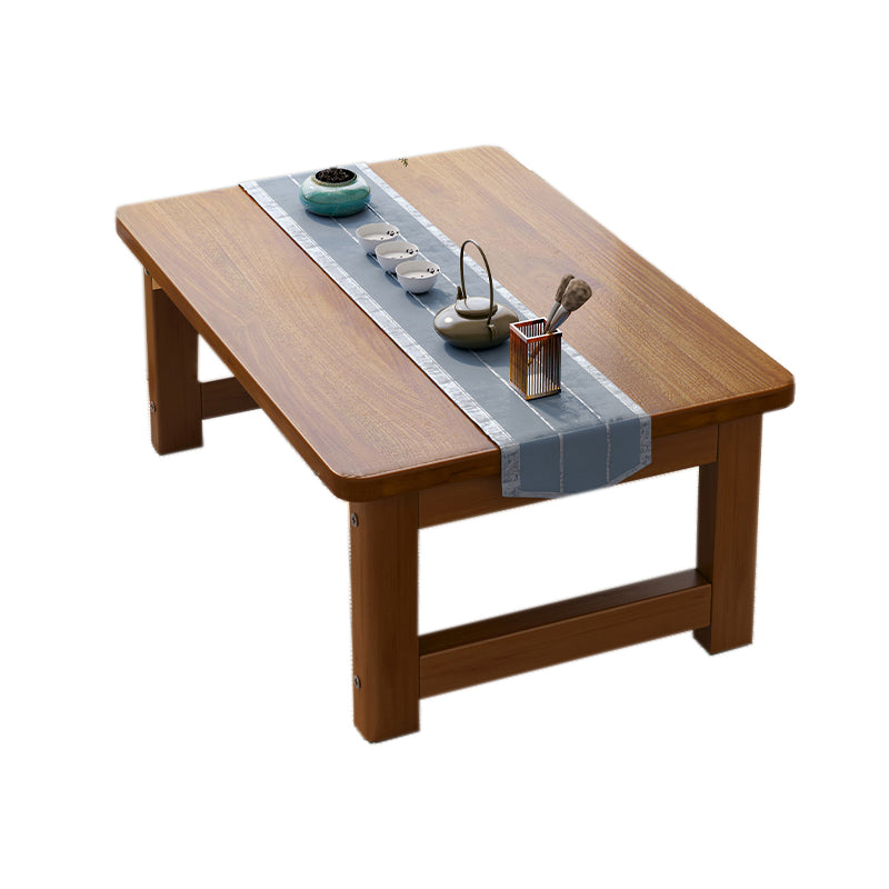 Rectangle Wood Coffee Table Contemporary Single Coffee Table