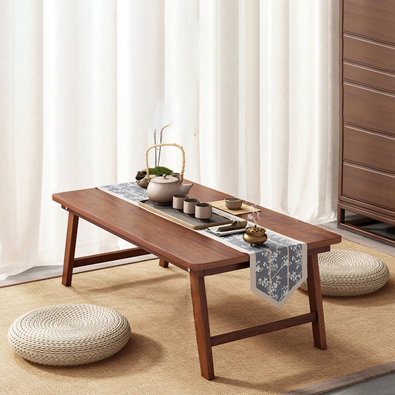 Rectangle Wood Coffee Table Contemporary Single Coffee Table