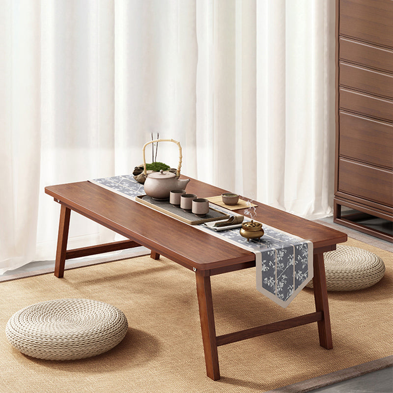 Rectangle Wood Coffee Table Contemporary Single Coffee Table
