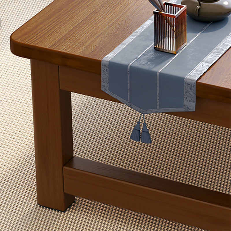 Rectangle Wood Coffee Table Contemporary Single Coffee Table