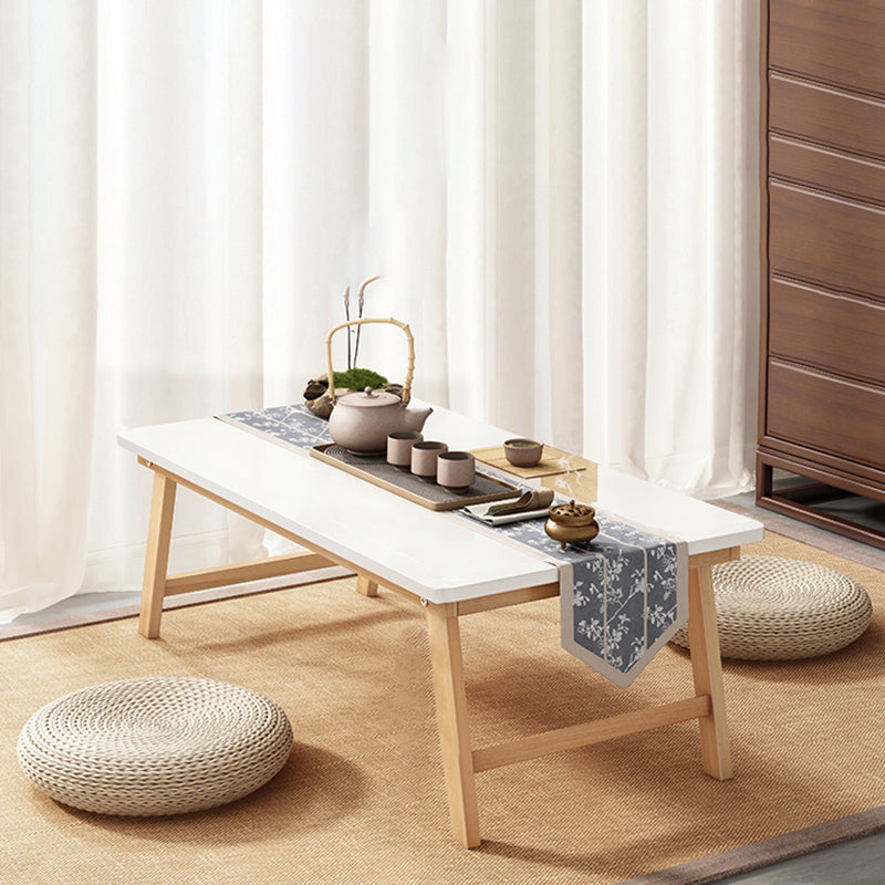 Rectangle Wood Coffee Table Contemporary Single Coffee Table