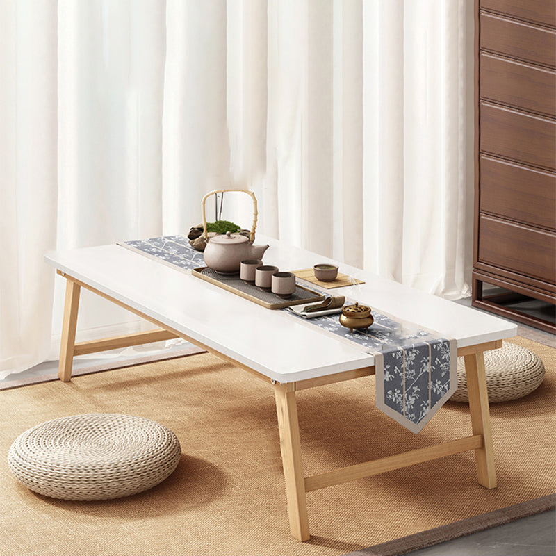 Rectangle Wood Coffee Table Contemporary Single Coffee Table