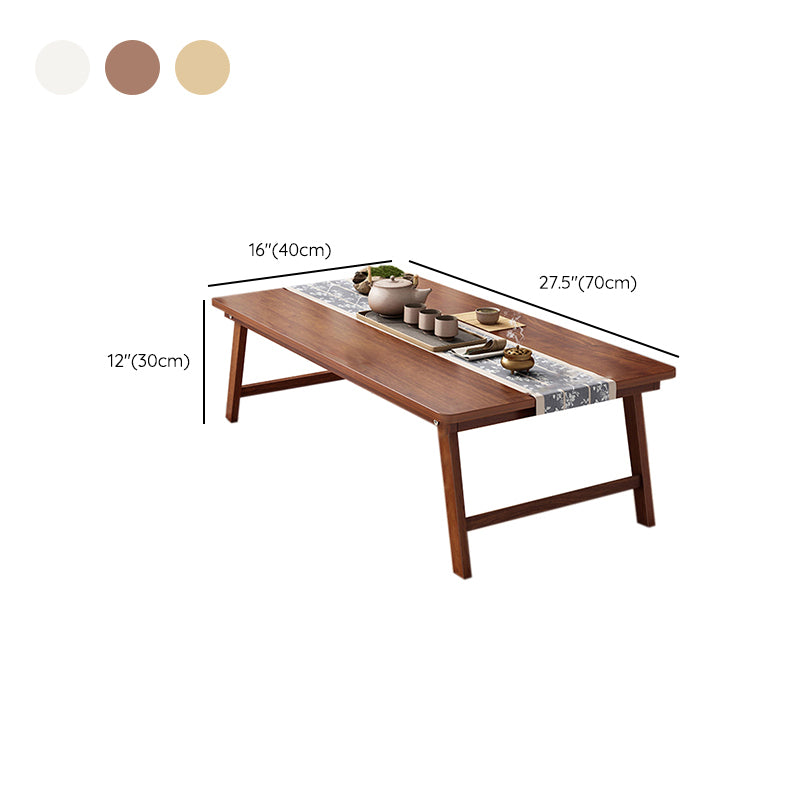 Rectangle Wood Coffee Table Contemporary Single Coffee Table