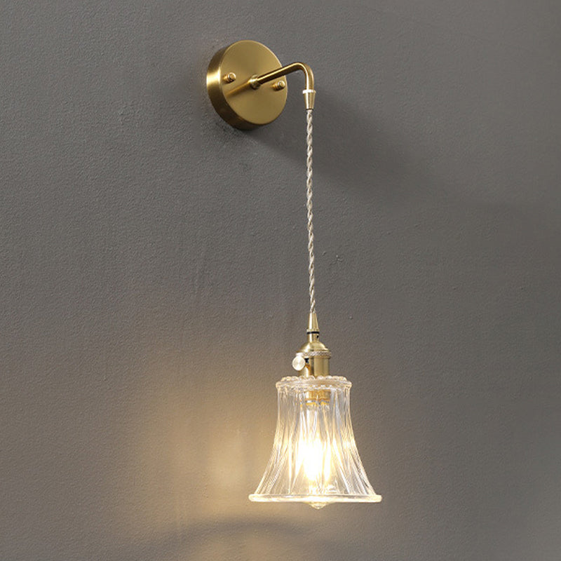 Modern Style Vanity Light Creative Glass Wall Light Sconce for Washroom