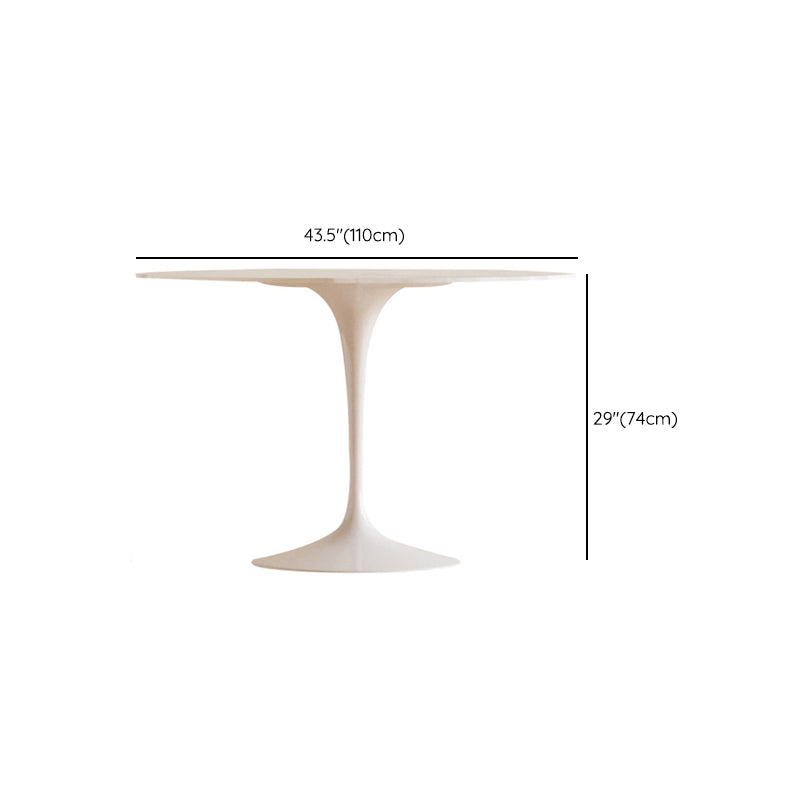 Round Dining Set for Kitchen 1/2/3/4/5 Pcs Stone Top Dinette Set
