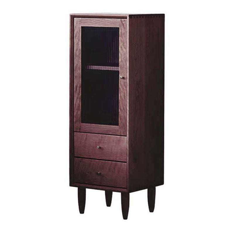 Modern Knobs Chest Cabinets Included Solid Wood Accent Cabinet with Drawers