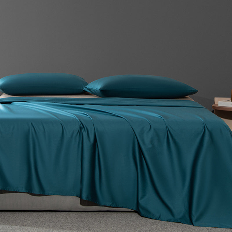 Sheet Sets Solid Color Wrinkle Resistant Breathable Super Soft Bed Sheet Set