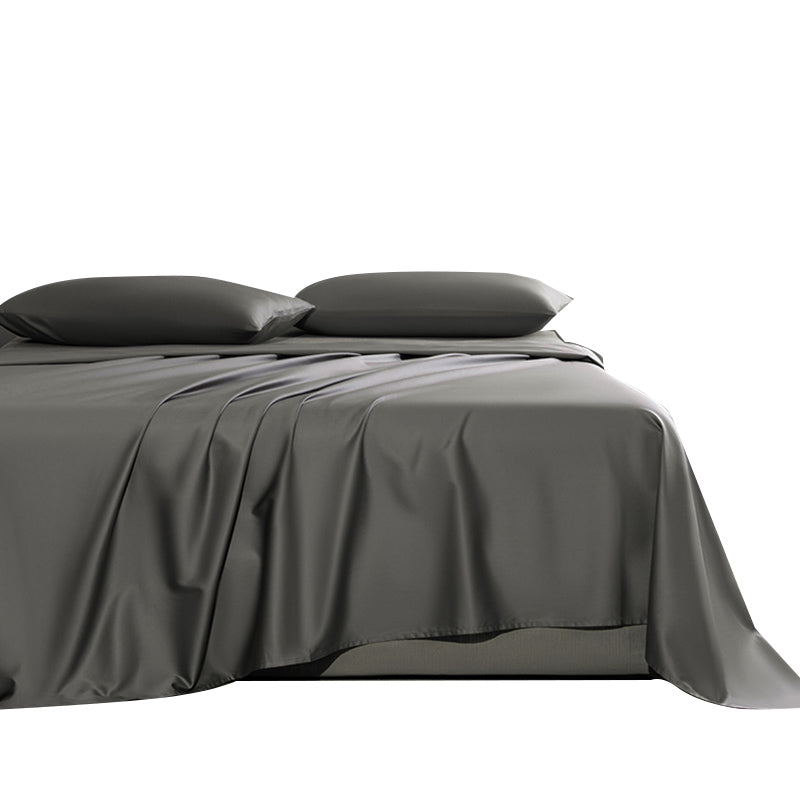 Sheet Sets Solid Color Wrinkle Resistant Breathable Super Soft Bed Sheet Set
