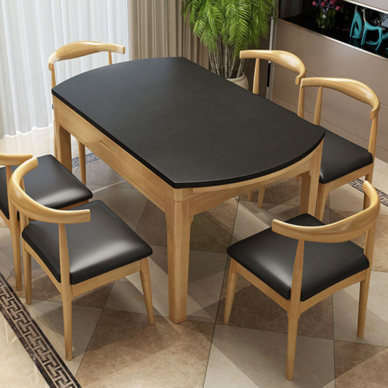 Modern Stone Scalable Dining Table Rubber Base for Dining Room